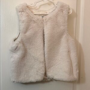 H&M Kids Faux Fur Vest - Cream